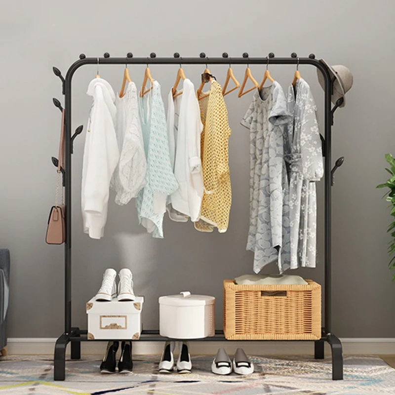 Durable Iron Stand Hanger Hanger 1100 storage shelf Bedroom living room shelf Clothes Tankers Steel Hangers