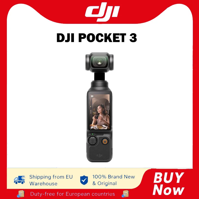 Caméra portable DJI Osmo Pocket 3 100 % authentique pour vlog, en stock et prête à être expédiée.