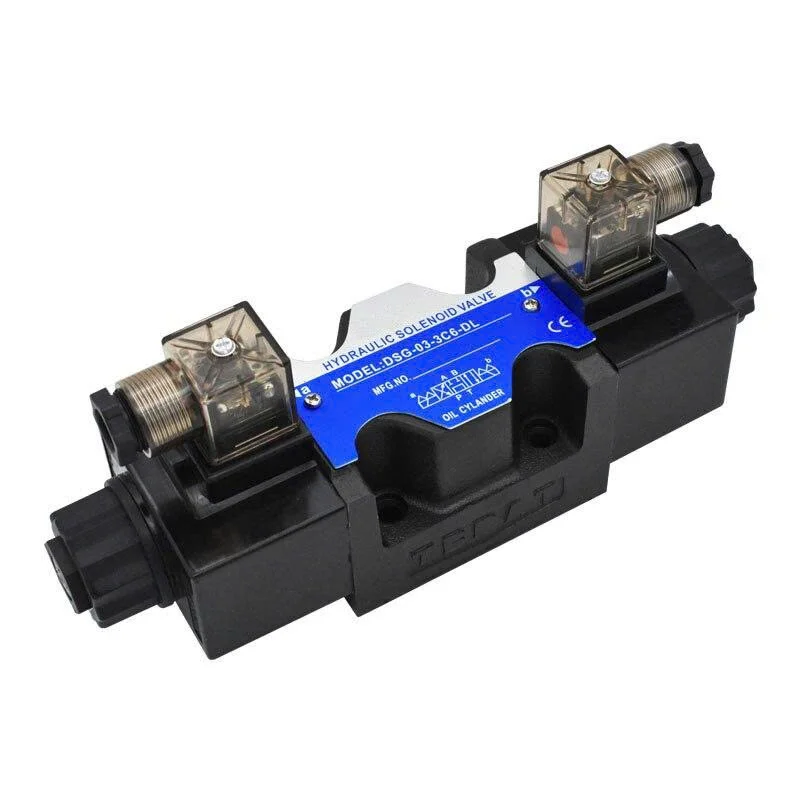 Hydraulic Directional Control Valve DSG-02-2B2 / DSG-02-3C4 DL Solenoid Plug-in 220V 24V