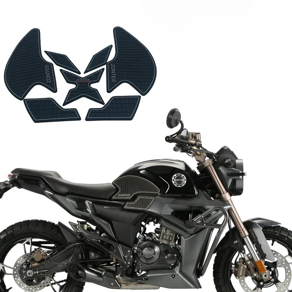 2022 moto anti-dérapant Tankpad côté gaz genouillère Traction 3M décalcomanies réservoir Pad autocollants pour Zontes G1-125 125 G1 G1 125 G2 125