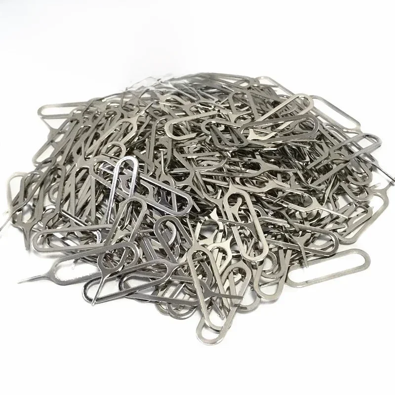 Outil universel d'éjection SIM pour téléphone portable, 100/1 pièces, plateau de carte Sim, broche ouverte, outil clé à aiguille pour Huawei pour Xaiomi pour Apple