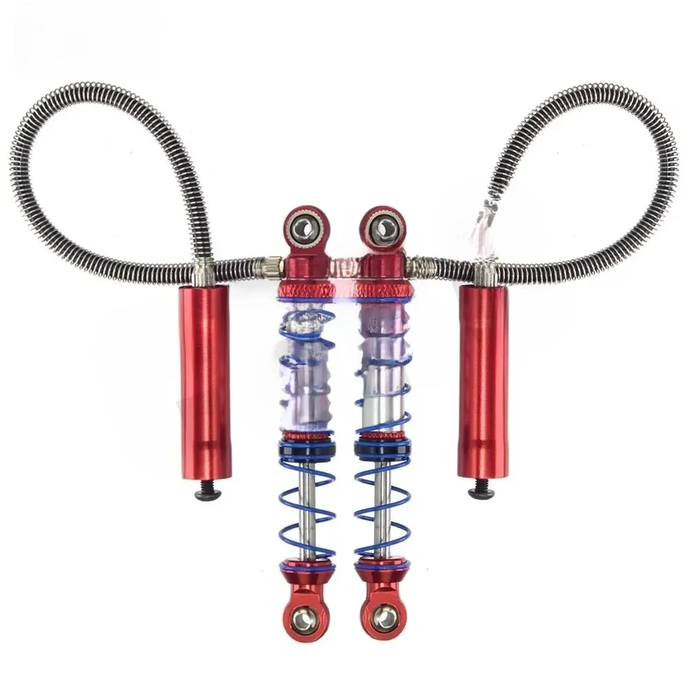 2 sztuk 80/90/100/110/120mm wtórny amortyzator wiadra podwójny amortyzator sprężynowy dla 1/10 gąsienica RC Axial SCX10 90046 D90 TRX4 — zdjęcie 2