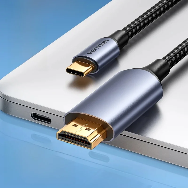 Vention Type C do HDMI-kompatybilny kabel 8K/60Hz 4K/120Hz dla MacBook Pro iMac iPad Pro dla Samsung Xiaomi USB C do HDMI 2.1 — zdjęcie produktu 7
