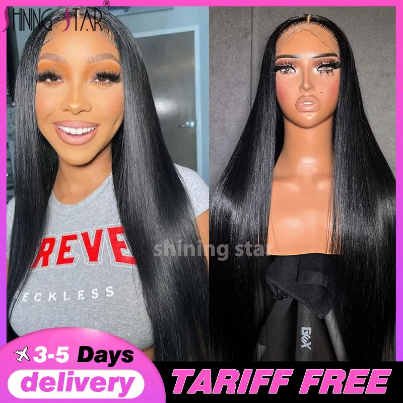

34 Inches Straight Human Hair Wig 13X6 Hd Lace Frontal Wigs Bone Straight 13X4 Lace Front Human Hair Wigs Body Wave Curly Wigs