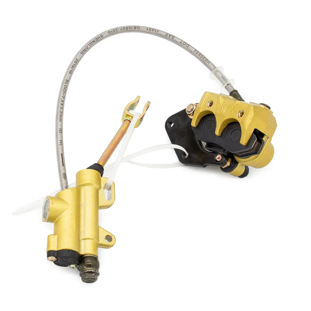 AliExpress Motorcycle Rear Disc Brake Assembly Caliper Cylinder for Apollo Honda Kawasaki Kayo Dirt Pit Bike ATV Gokart BBR CRF50 Motocross