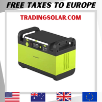 110V-220V Portable Power Station 1500W AC Outlets Backup Battery Pack CPAP Outdoor RV/Van for Camping UPS