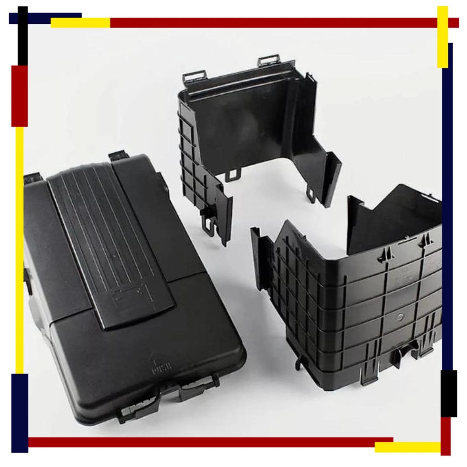 Piezas de cubierta antipolvo de batería de coche para VW Jetta 2006-2014 Passat B6 2006-2011 accesorios de repuesto protección reemplazar