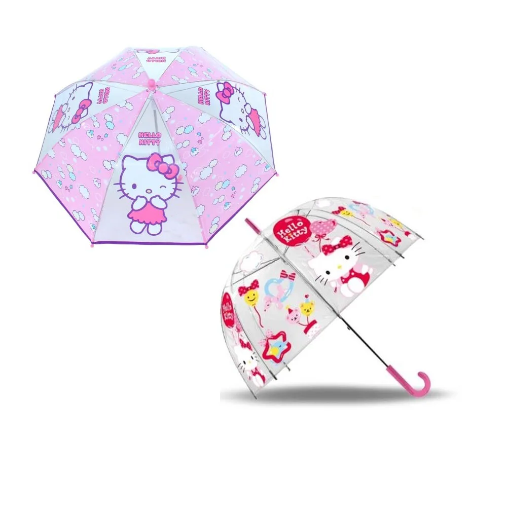 Hello kitty transparent umbrella 45-50cm, cat, gift, baby.