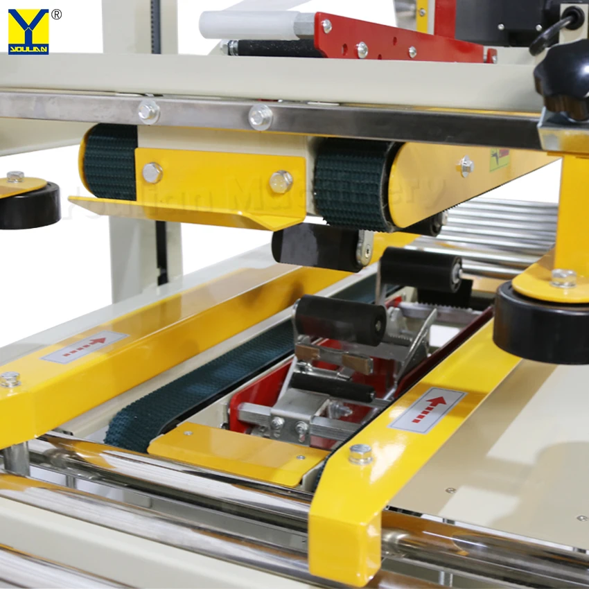 FXA6050คุณภาพสูงอัตโนมัติกล่องเครื่องซีล Up และ Down ไดรฟ์กล่องซีลกล่องปิดเทปบรรจุเครื่อง