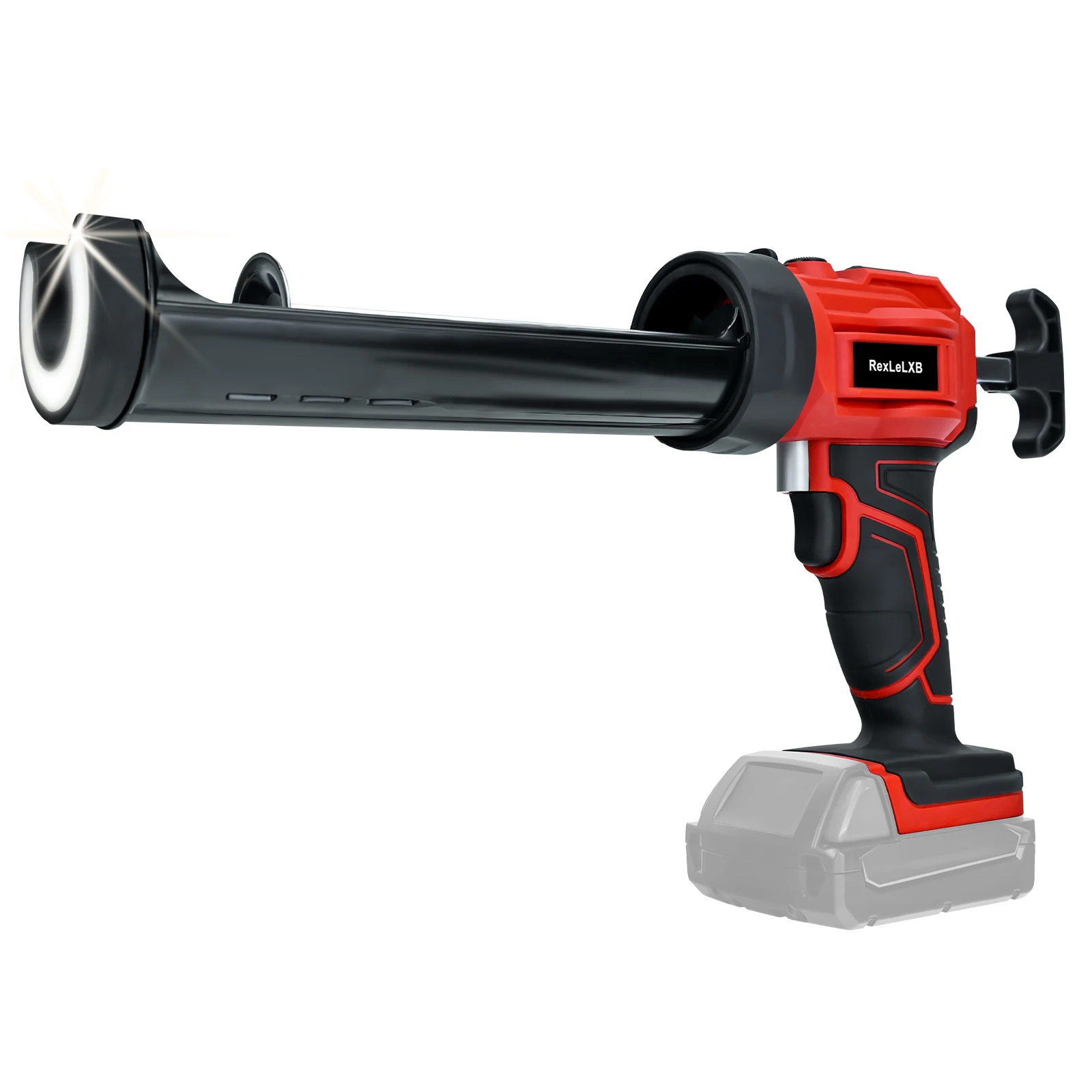 Elétrica Cordless Silicone Caulking Gun Cimento Vidro Adesivo Cola Seal Sealant Tool Milwaukee 18v Bateria sem Bateria