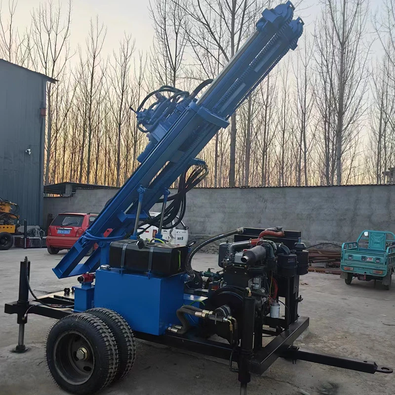 Customized Good Quality 300M Deep Drilling Rig Rotary Hydraulic Drilling Machine for Water Well
