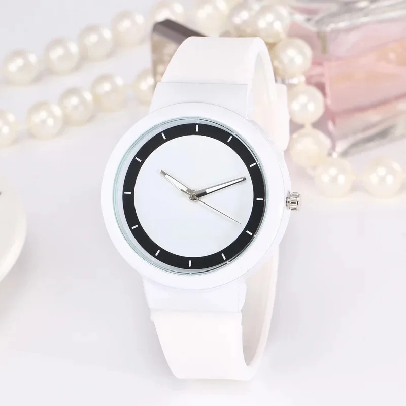 Montres blanches femmes mode bracelet en Silicone montre-bracelet à Quartz analogique montres pour femmes montres à Quartz relogio feminino Reloj