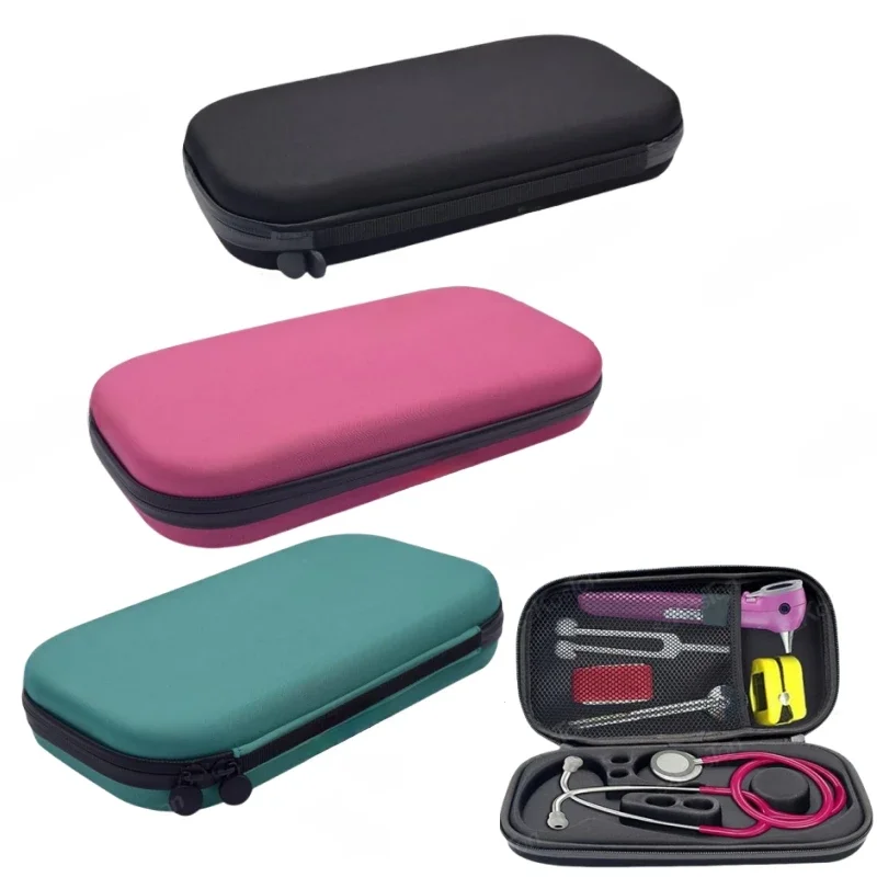 Stethoscoop opbergdoos EVA draagbare reisdraagtas Nettas voor Littmann Cardiology harde schijf Pen medische organizer - afbeelding 2