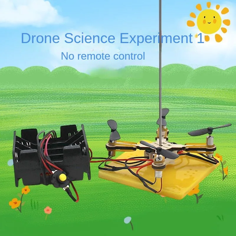 Crianças montado drone brinquedo com interruptor haste 3d de madeira helicóptero elétrico brinquedo kit para auxiliares de ensino casa escola presente meninos meninas