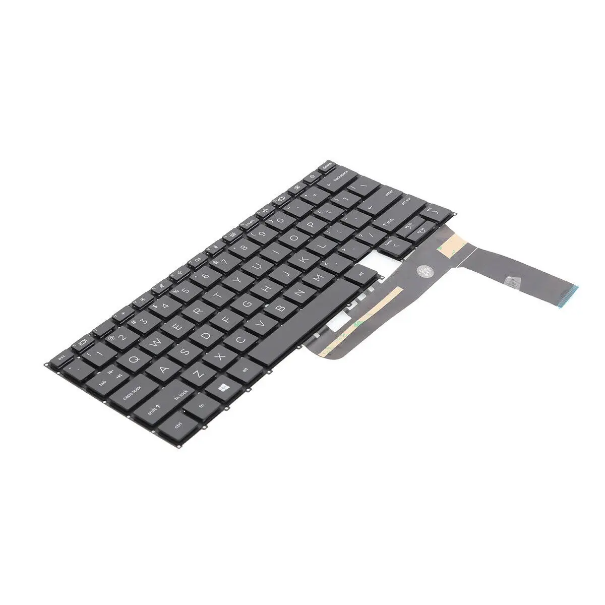 Teclado con diseño en inglés para HP EliteBook X360, 1030, G7, G8, negro, retroiluminado, 7J2040