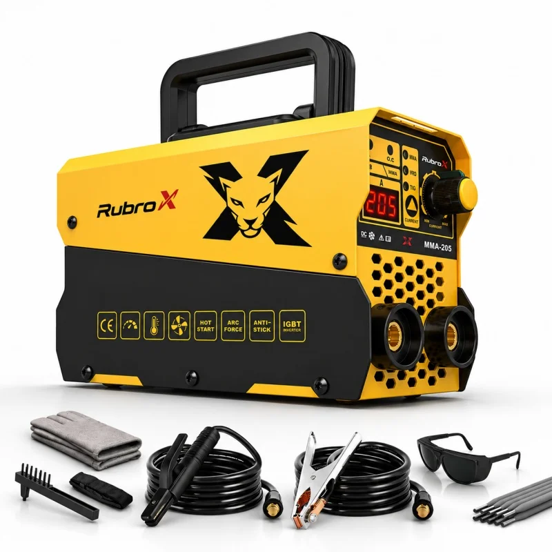 2-in-1-rubrox-mma-205-220v-205a-mma-and-tig-lift-inverter-welding-machine-with-digital-display-and-igbt-technology-protection