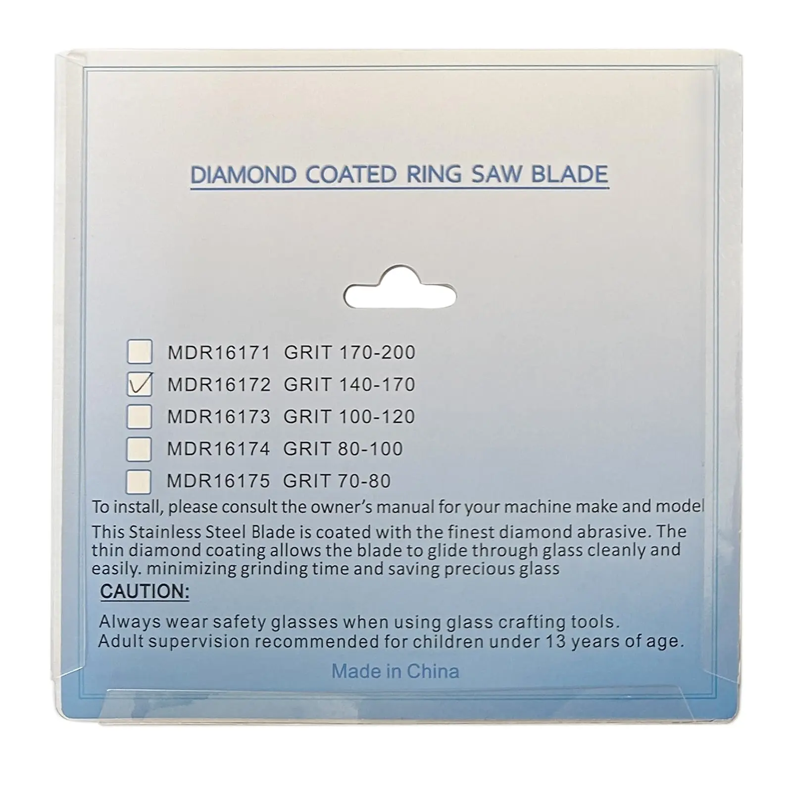 FOXBC 146mm Ring Saw Diamond Bandsaw Blades 5-3/4" for Taurus 3.0 and II.2 Grit 170 - 1 Pack