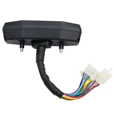 Universal Digital Motorcycle Speedometer Oil Gauge Tachometer Meters Instrument Cluster Turn Signal Light Indicator