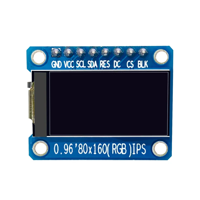 Funkeydo 0.96" 4-Line SPI IPS LCD Module ST7735S 80X160 RGB Display Screen for STM32/C51