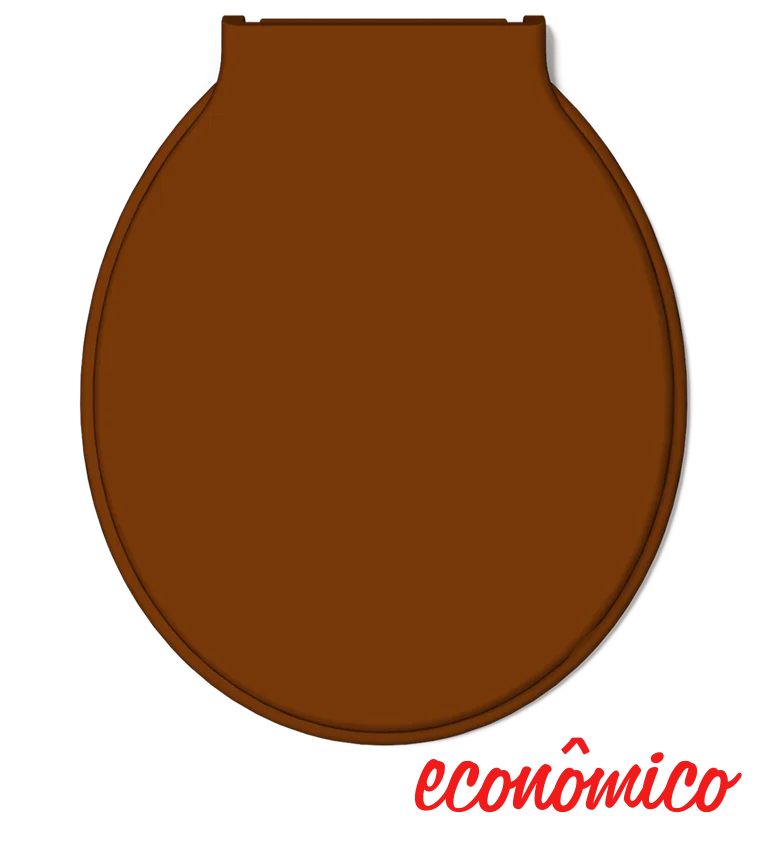 Light Brown Economic Padded Special Sanitary Seat With Measure 437,2X363,0X46,4mm Durín