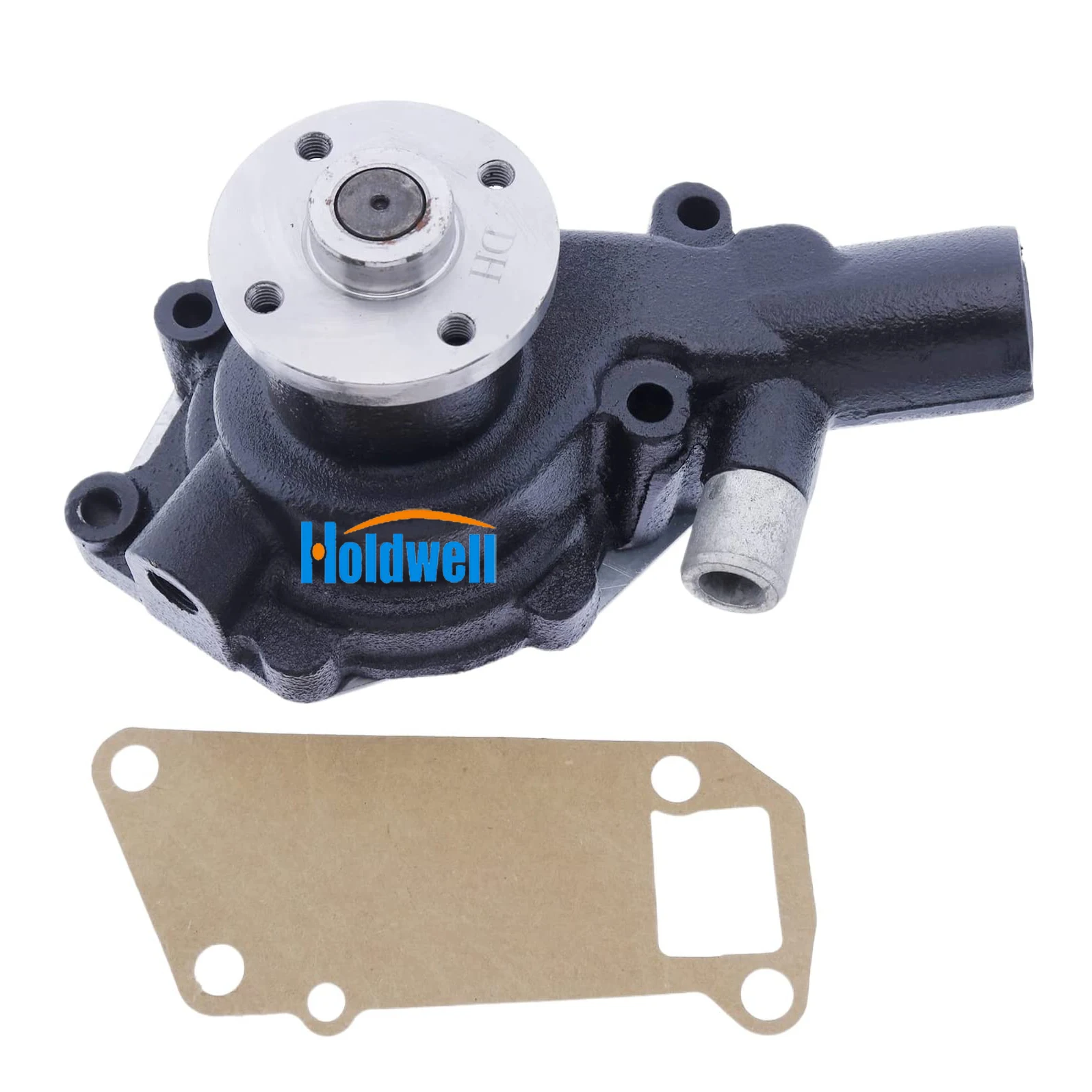 Holdwell 4 Flange Holes Water Pump 8-94376865-0 8943768650 for Hitachi Excavator EX100-1 EX100-3 EX120-2 Isuzu Engine 4BD1