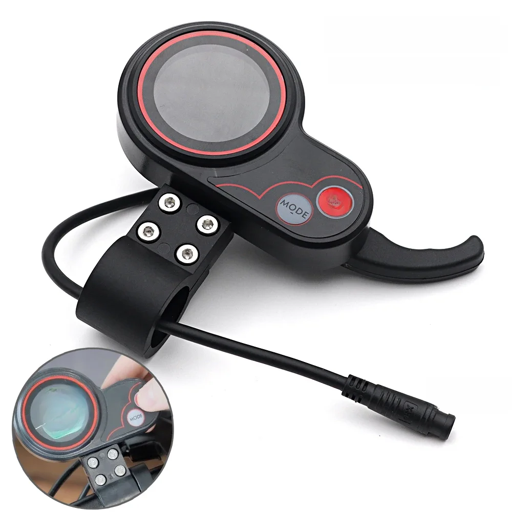 AliExpress LH100 36V 48V 60V 6 Pin Display With USB Port For Electric Scooter Bike Bicycle LH-100 LCD Speedometer Control Panel Parts