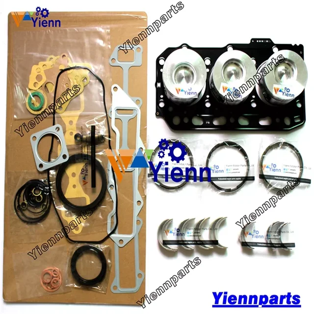 3D84-2 3D84-2E Overhaul Rebuild Kit For Komatsu Engine Diesel Engine Repair  Parts Excavator PC30 PC38UU-2 Wheel Loader WA30-3 - AliExpress