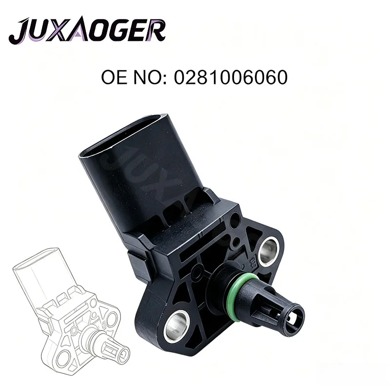Manifold Absolute Pressure Sensor 0281006060 For VW Golf Passat Polo Tiguan Touran Audi A1 A3 A4 A6 Q5 Skoda Fabia Octavia Leon