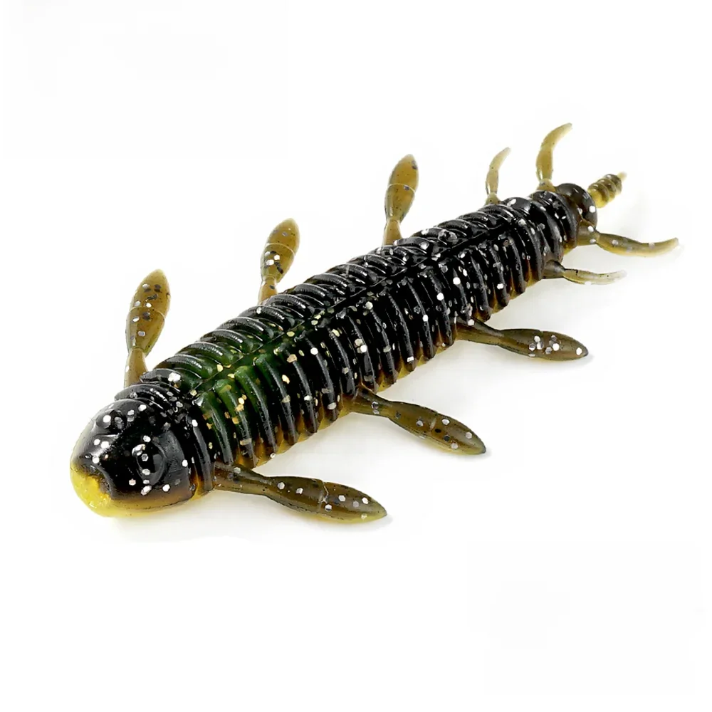 SUNMILE bâton appât 4.5/5.5cmCasting lourd lesté en plastique souple leurres ver appât artificiel Silicone alose leurre pour la pêche au bar