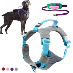 Portable Pet Vest Harness for Medium Dogs No Pull Front Leash Clip Puppy Dog Harnesses Wheeling Chow Chow mascotas Accessories