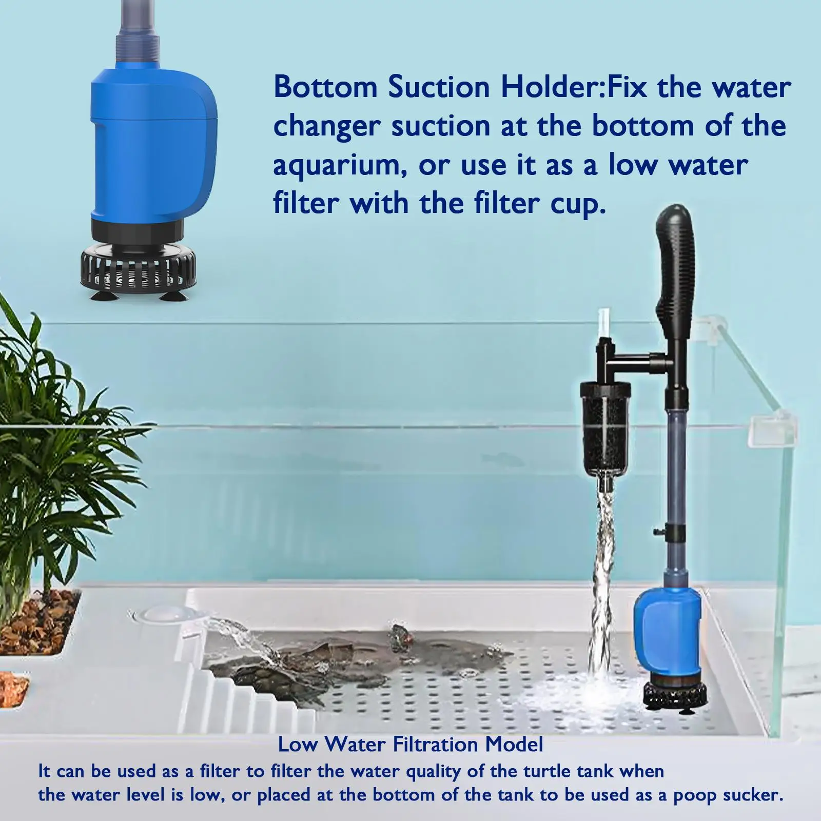 Electric Aquarium Gravel Cleaner 6