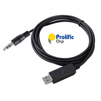 PC04 USB Programming Cable PL2303 USB to 3.5mm Stereo for QYT KT-7900D KT-8900 KT-8900D KT-8900R KT-5000 KT-9900 KT-980PLUS