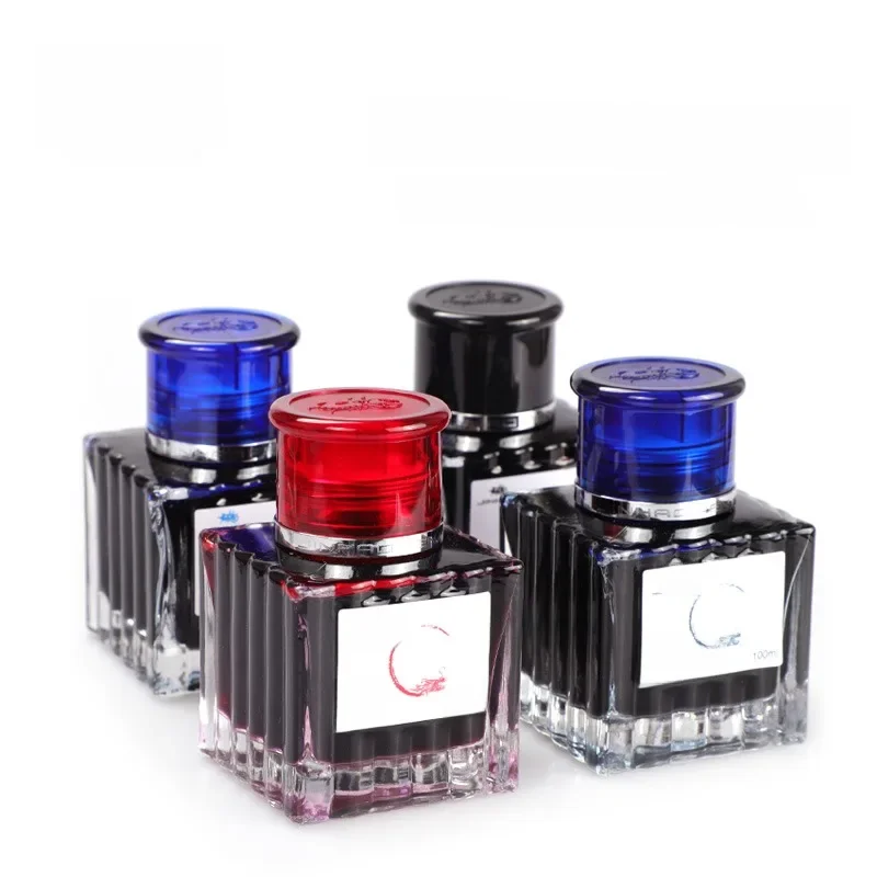 JINHAO 100/50/30ml niewęglowy wkład atramentowy do pióra wiecznego wkład szklany atrament w butelce pióro wieczne artykuły papiernicze biuro szkolne — zdjęcie produktu 7