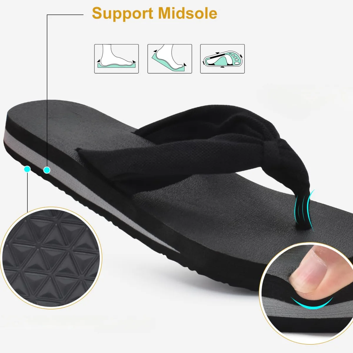 Chanclas anudadas con estilo para mujer Boho-Chic Sandalias de tanga de verano Diapositivas de playa casuales de moda