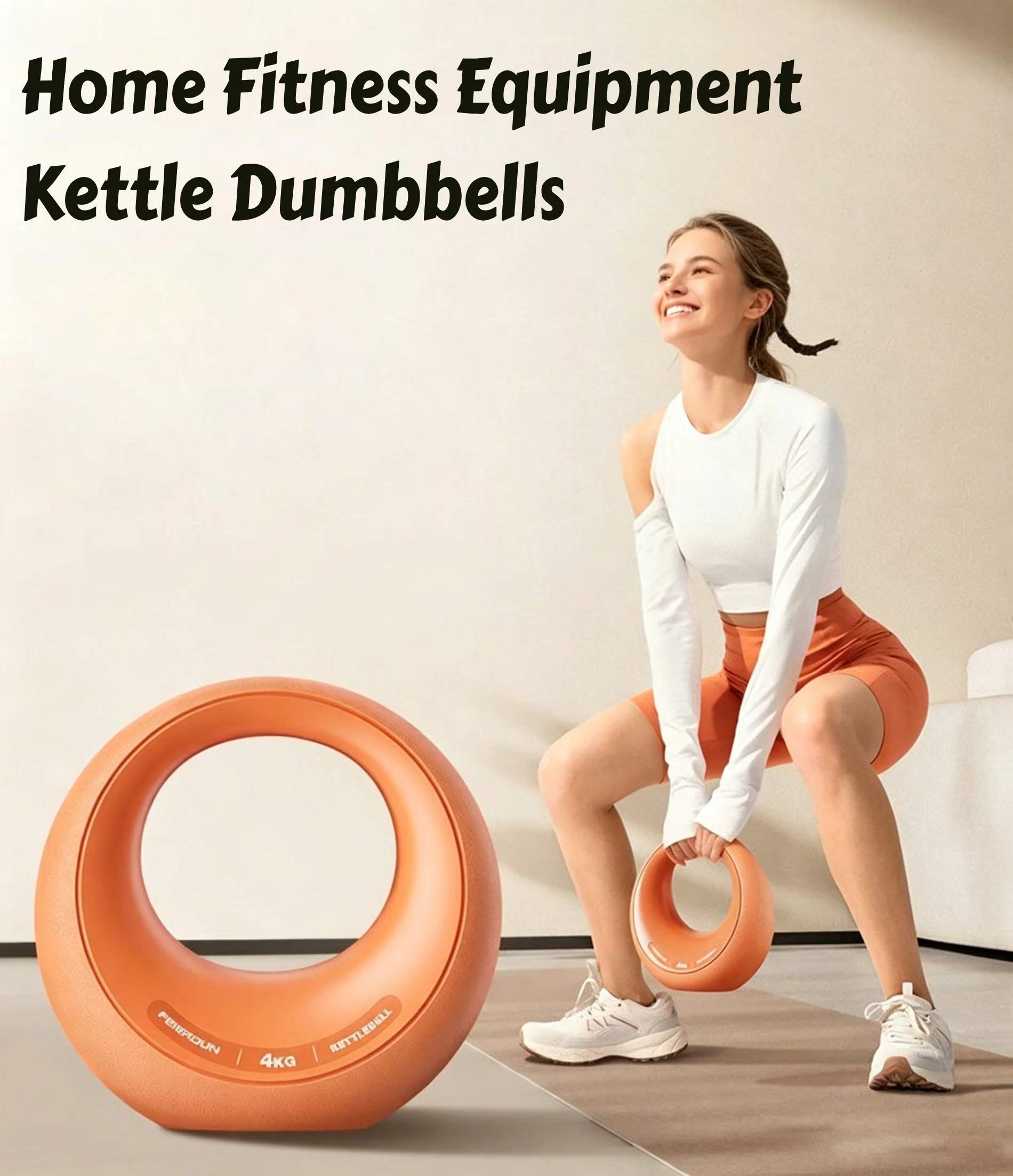 Kettlebell para Exercício de Corpo Inteiro, Kettlebell Macio com Pegada Confortável, Seguro para Uso em Casa, para Usuários de Academia e Atletas