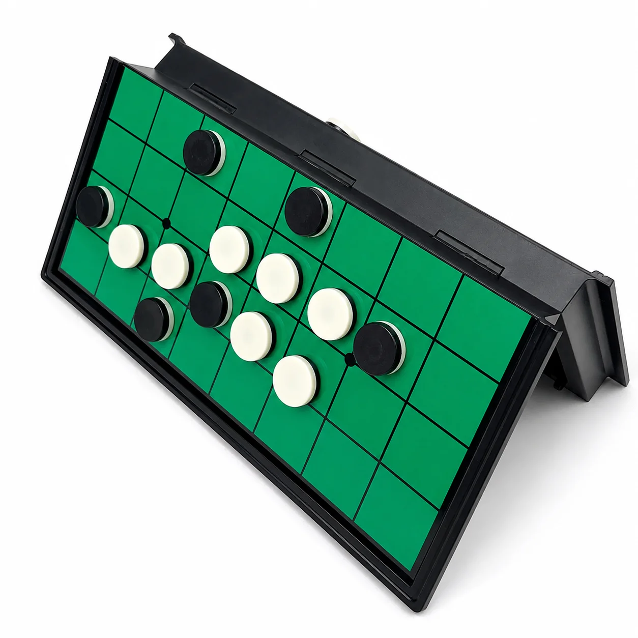 19.1x19.7cm Folding Magnetic Flip Board Game Set Portable Travel Educational Puzzle Toy Gift for Kids Adults