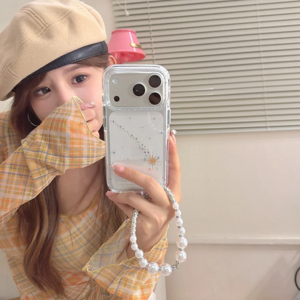 

Gold-plated minimalist golden meteor phone case, suitable for iPhone 14/15/16/17/17 Pro Max, new shockproof protective case