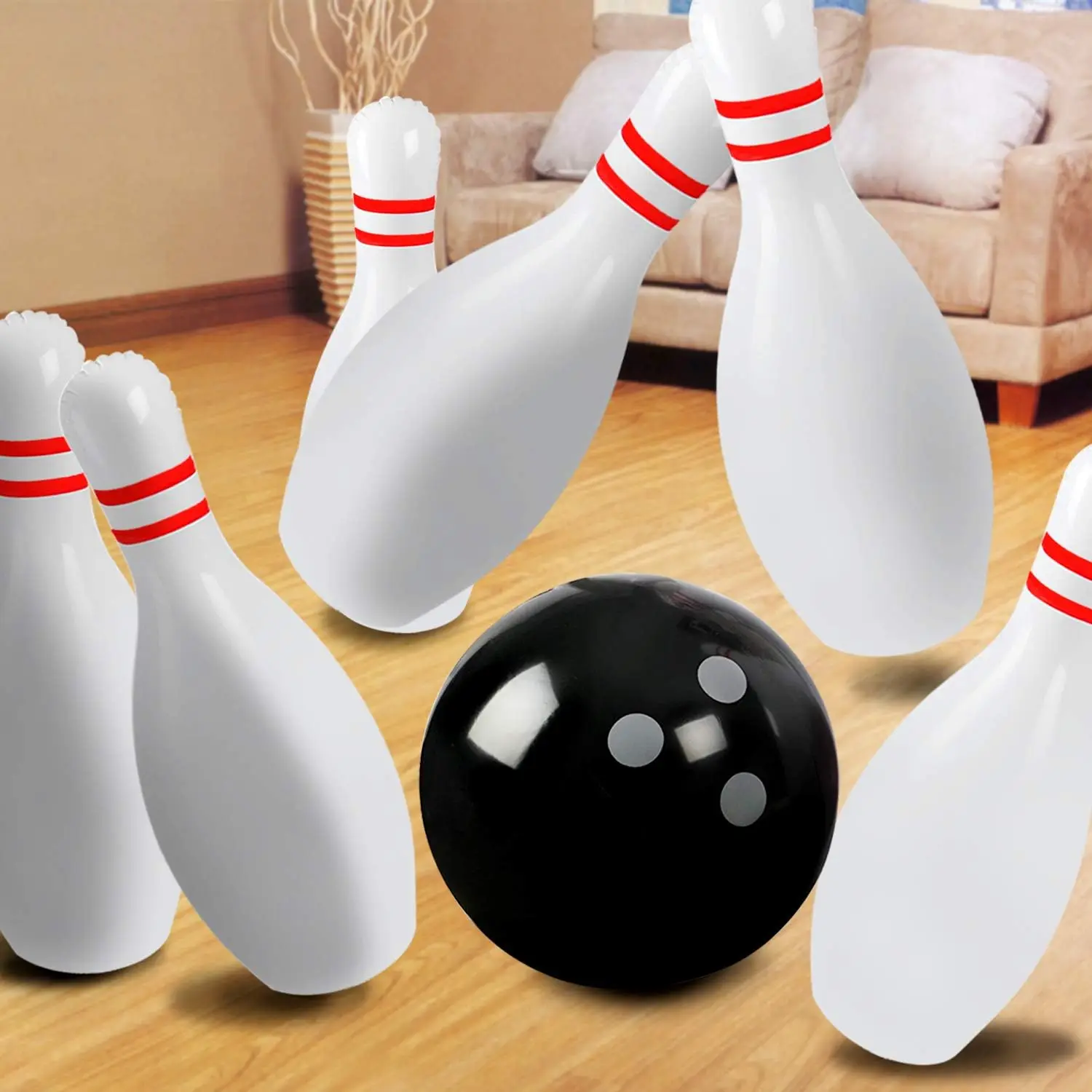 Ensemble de boules de bowling gonflables, jouet de sport en PVC pour enfants