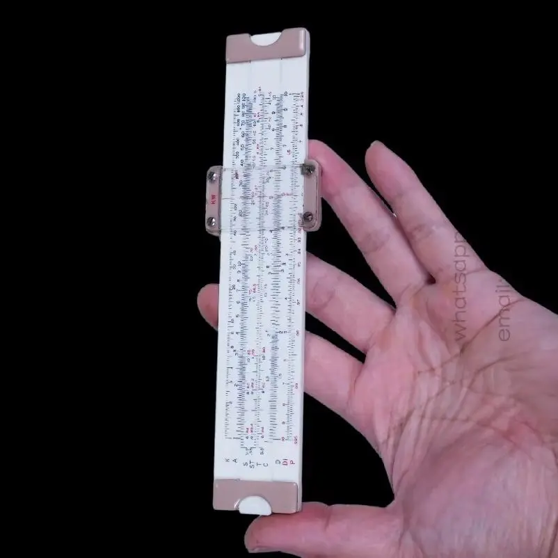 Nostalgic Old Objects Logarithmic Slide Rule 196070s Old Objects Folklore Ornament Calculator