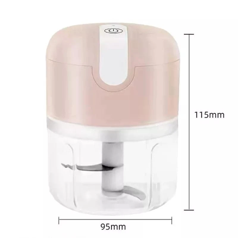 DAFUSHOP Mini Electric Wireless Shredder Processor 250ML Food For Vegetable Ginger Garlic