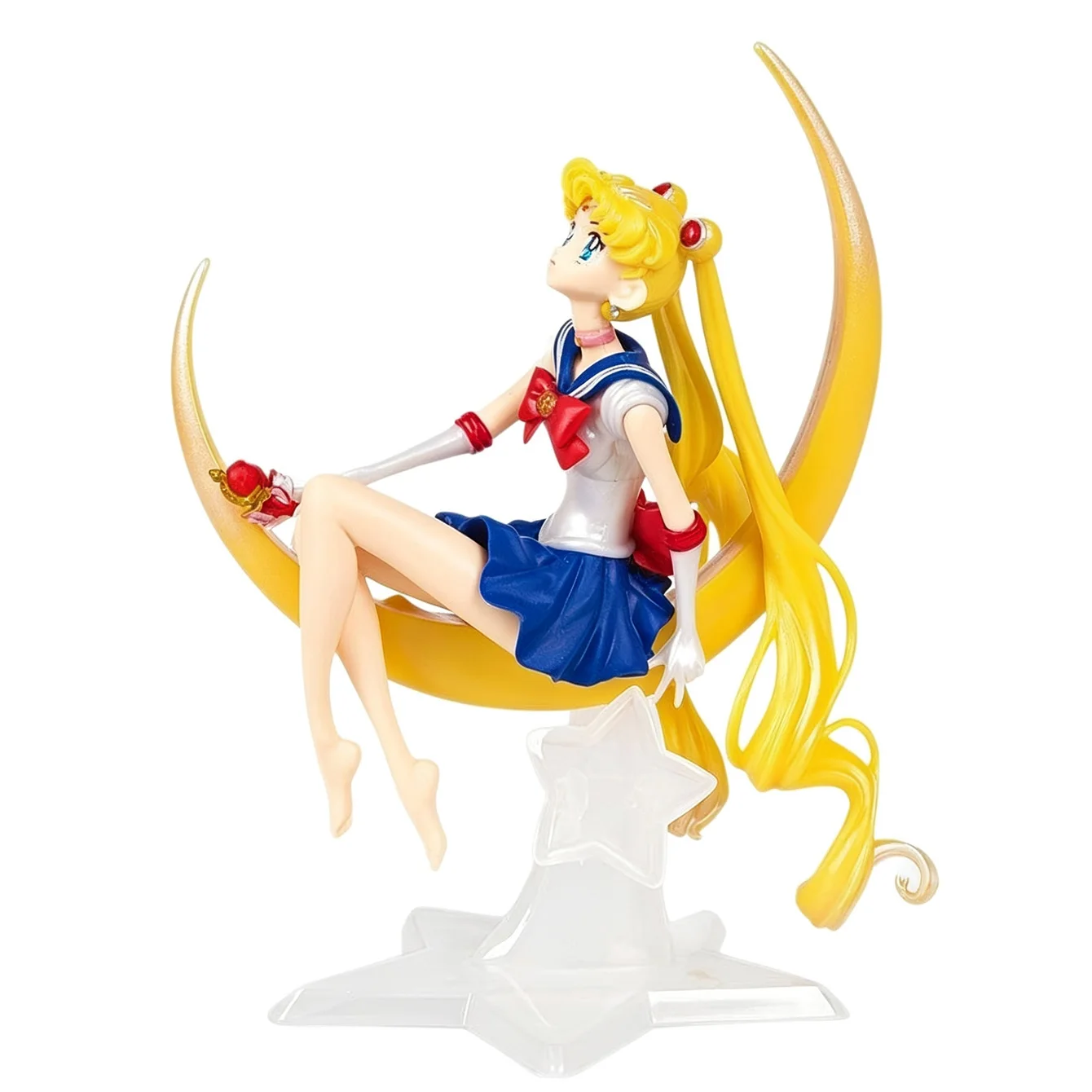 Sailor Moon Eternal Figure Set Winged Eternal Sailor Moon Crescent Moon Usagi Tsukino Statue Collectible Model Anime Decor Gift - view 4
