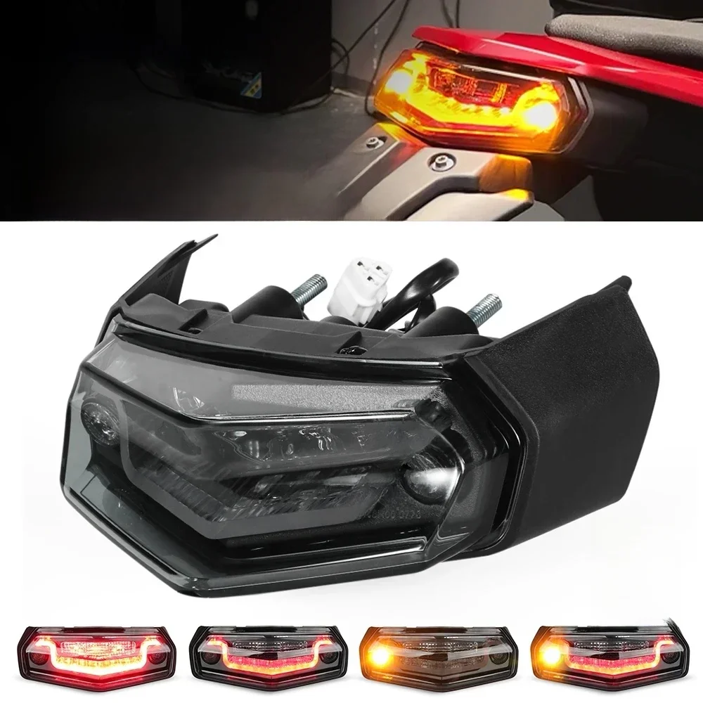 Motorfiets Led-achterlicht Voor YAMAHA Tenere 700 Rally World Raid XTZ 700 T7 Achterrem Stop Lamp Geïntegreerde Richtingaanwijzer Flasher - afbeelding 2