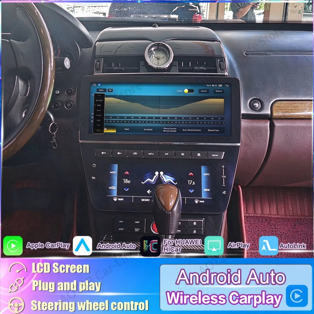 For Maserati Quattroporte M139 5th Gen 2004~2012 Android Radio Android 15 GPS Navigation DSP Stereo Multimedia Player Head Unit