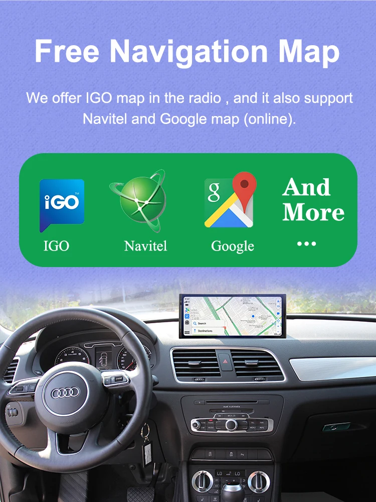 AUTOTOP 10,25 "Android 14 Auto Multimedia Stereo Für Audi A3 8V 2012-2020 Carplay Bluetooth WIFI GPS Navigation Audio Stereo 4G – Detail 9