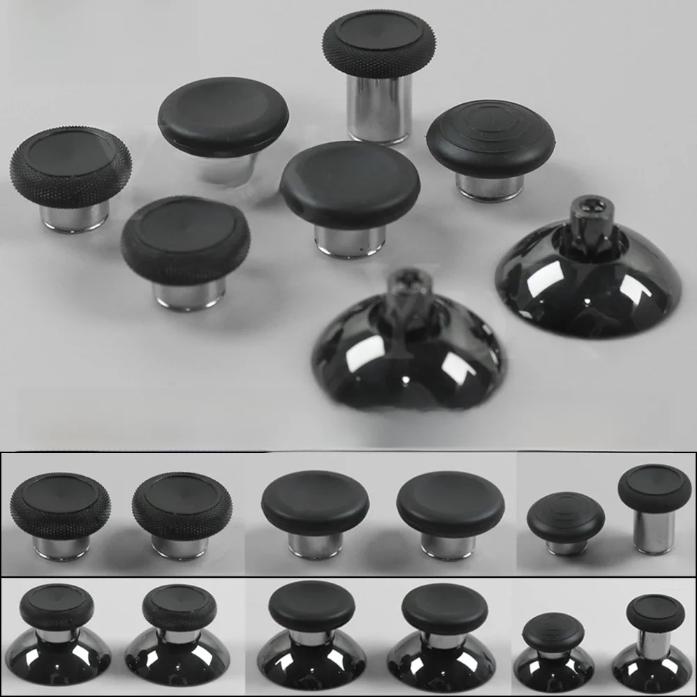1 jeu de manettes pour Xbox One Elite 2, Base de bouton de Joystick analogique 3D, contrôleur de manette de jeu, pièces de rechange en métal