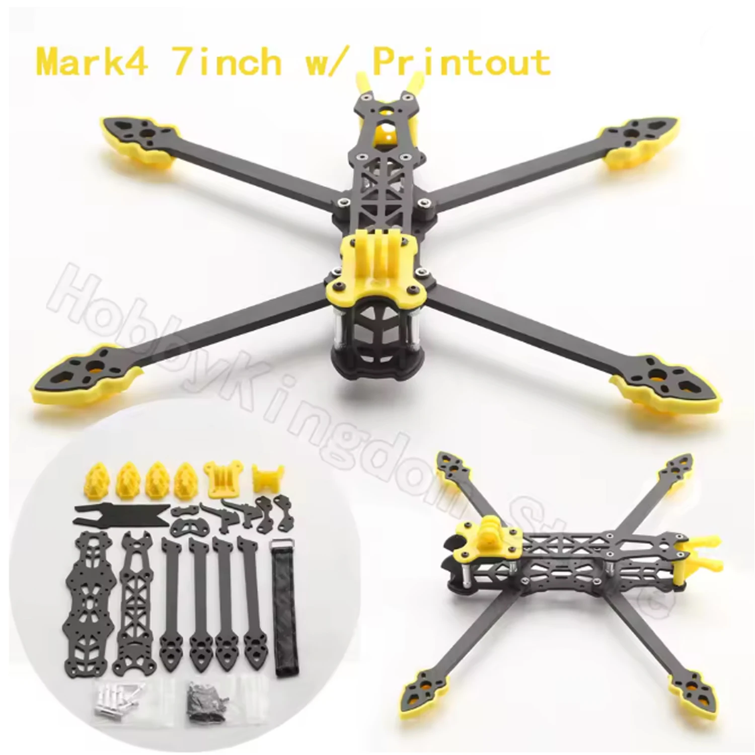 YSIDO Mark4 5 Zoll FPV Kohlefaserrahmen 225 mm Radstand 5 mm Arm Freestyle Long Range Rahmen für RC Quadcopter Racing Drohne 3