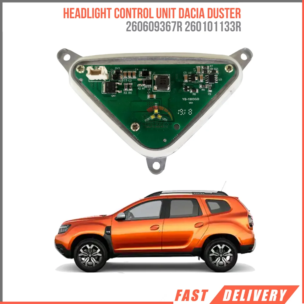 For Headlight control unit Dacia Duster after 2018 Model 260609367R 260101133R fast shipping from warehouse