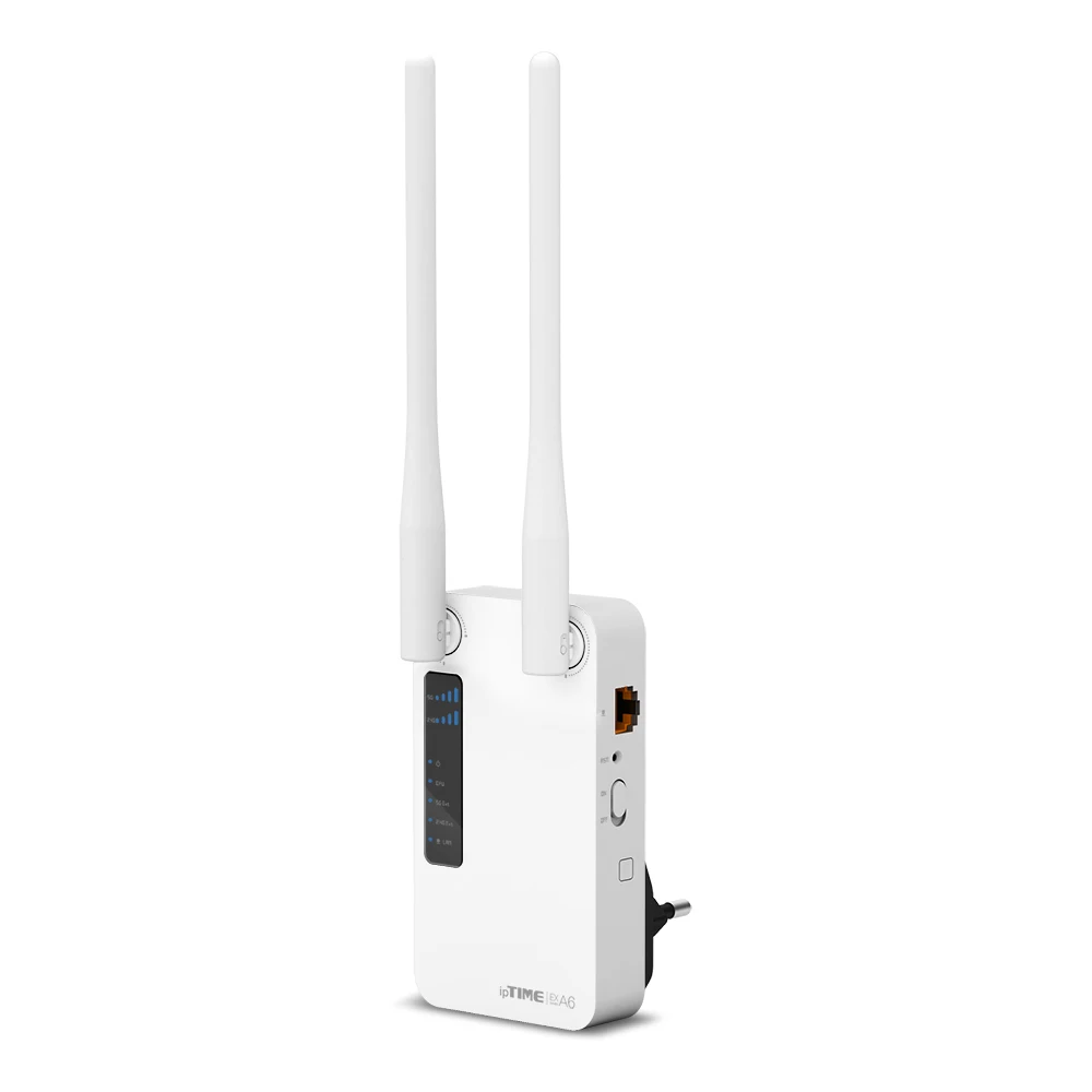 IPTIME IPTIME EXTENDER-A6 WIFI amplifier expolder AC1200 Dual Band External Antenna 2 Adapter One-piece