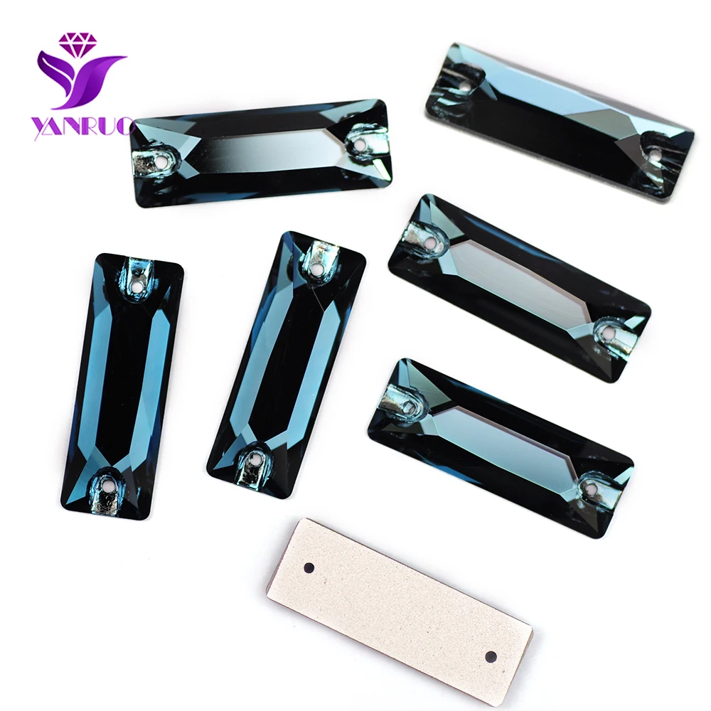 YANRUO 3255 Cosmic Baguette Alle Farben Aufnähsteine Glas-Strasssteine für Trikotkleider, zum Aufnähen von Strasssteinen für Kleidung – Detail 27