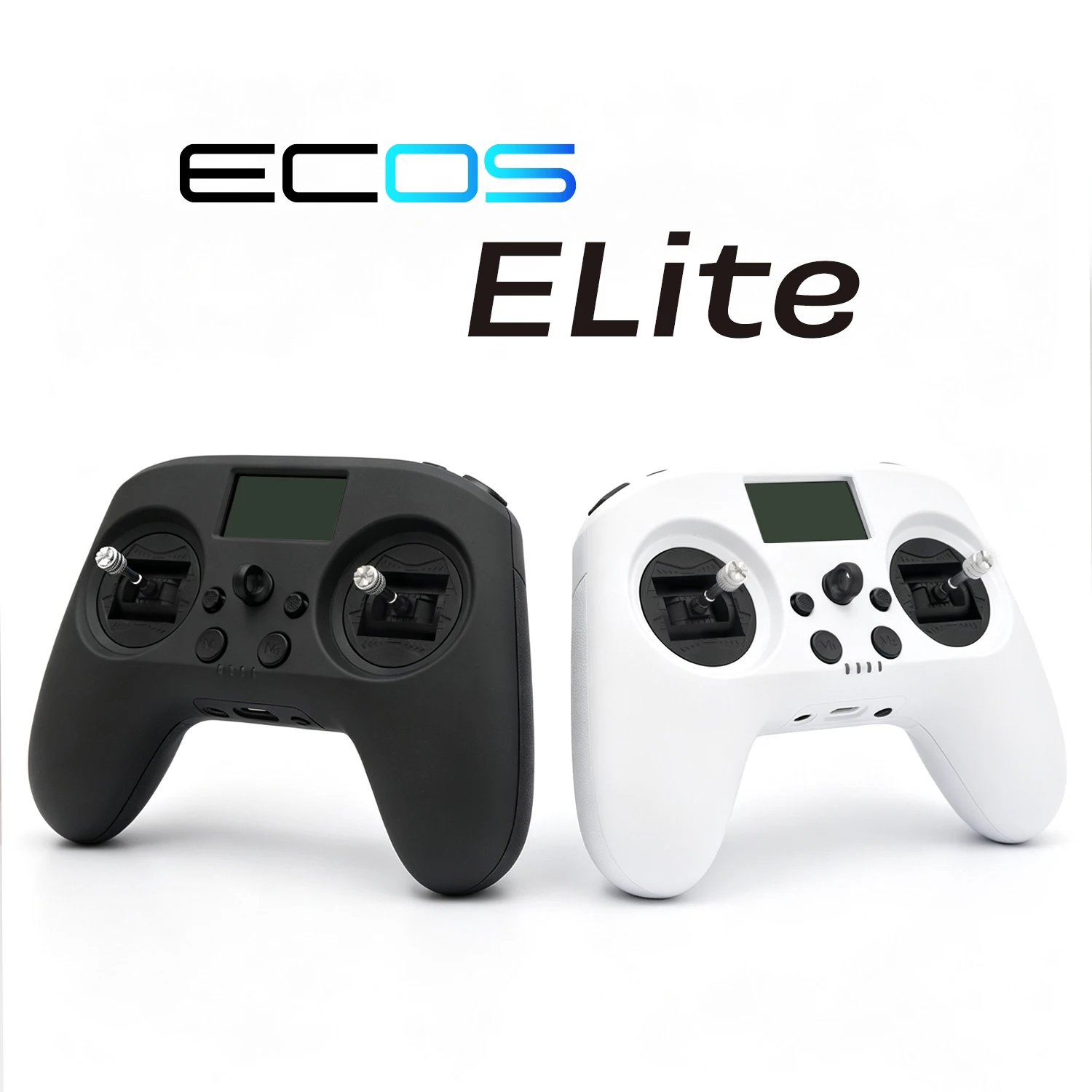 FrSky ECOS Elite Radio Transmitter, Simplified ECOS OS Entry-Level RC Controller, 2.4G ACCST D16 Access Protocol 24CH Game-Style